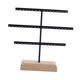 thumbnail image 2 of Organizador de pendientes, soporte para pendientes colgantes, estante de almacenamiento de joyas, regalo para mamá, colgador Negro, 2 of 9