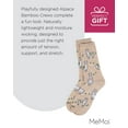 thumbnail image 7 of MeMoi Women's Alpaca Rayon From Bamboo Crew Socks - Womens - Female, 9-11, Oatmeal, 7 of 7