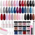thumbnail image 1 of Kit de uñas en polvo para uñas AZUREBEAUTY, 31 unidades, para principiantes, 20 colores, 1 of 7