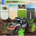 thumbnail image 6 of Wisairt Remote Control Monster Truck,1:16 RC Drift Car 4WD Stunt Car Toys for Kids Aults 3+ Birthday Gifts(Green), 6 of 8