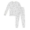 thumbnail image 1 of TIWEKE Pyjama Confortable pour Filles & Robes Ensemble de Pyjama d'Halloween Manches Longues Col Rond Adapté pour Usage Quotidien à la Maison avec Design Imprimé DIY, Taille 2-3 Ans, 1 of 1