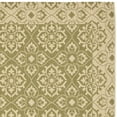 thumbnail image 2 of SAFAVIEH Courtyard Austin Geometric Indoor/Outdoor Area Rug, 2' x 3'7", Green/Cream, 2 of 4