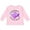 AD-Pink, variant on Inktastic Daddy's Fishing Buddy with Cute Purple Fish Boys or Girls Long Sleeve Toddler T-Shirt