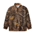 thumbnail image 4 of Uorisanigo Girls Half Zip Cropped Pullover Sweatshirt Oversized Sweatshirts Hunting Tree Camo Forest Long Sleeve Athletic Tops Fall Fashion Outfits Clothes Kids Hoodies Size 5-6, 4 of 7