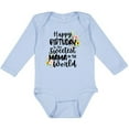 thumbnail image 3 of Inktastic Happy Birthday to the Sweetest Mama in the World Girls Long Sleeve Baby Bodysuit, 3 of 5