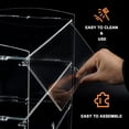 thumbnail image 4 of YMJOINMX Acrylic Display Case Bakery Pastry Display Case Retail Display Counter Cases Acrylic Display Shelf Donut Cookie Display Cabinet Plastic Case, 4 of 8