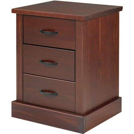 just cabinets furniture and more wyatt 3 drawer nightstand - walmart