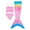 Pink, variant on WEIYLL Girls Swimsuits Tail Rainbow Gradient Spaghetti Ruffles Bikinis Holiday Pool Toddler Beachwear 3 Pcs for 3-4 Years