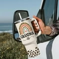 thumbnail image 4 of 40 oz Grandma Tumbler -Grandma Present from Granddaughter, Grandson-Grandma Stainless Steel Insulated Cup, 4 of 5
