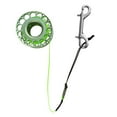 thumbnail image 3 of Carrete De Carrete De De Aleación De Aluminio Premium Y Línea De 30 Clip De Doble Perno De Doble Extremo Para Buceo De Buceo: Elija Baoblaze Buceo, 3 of 8