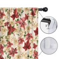 thumbnail image 4 of Blackout Kids Curtains,Multicolor Christmas Floral Pattern Childrens Insulated Curtains Set Of 2,Bedroom Essentials,Toddler Room Decor 52"x84", 4 of 5