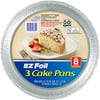 EZ Foil Cake Pans, Round, 8 inch, 3 Count