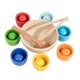 thumbnail image 4 of Pelotas en vasos Juguetes Montessori Aprendizaje de habilidades motoras finas educativas tempranas para 1 7 colores, 4 of 8