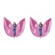 thumbnail image 4 of Kearding Ala de danza del vientre de 360 ​​grados, disfraces de adultos para mujer para actuaciones, Halloween, Carnaval, espectáculos, Rosa 2piezas, 4 of 6