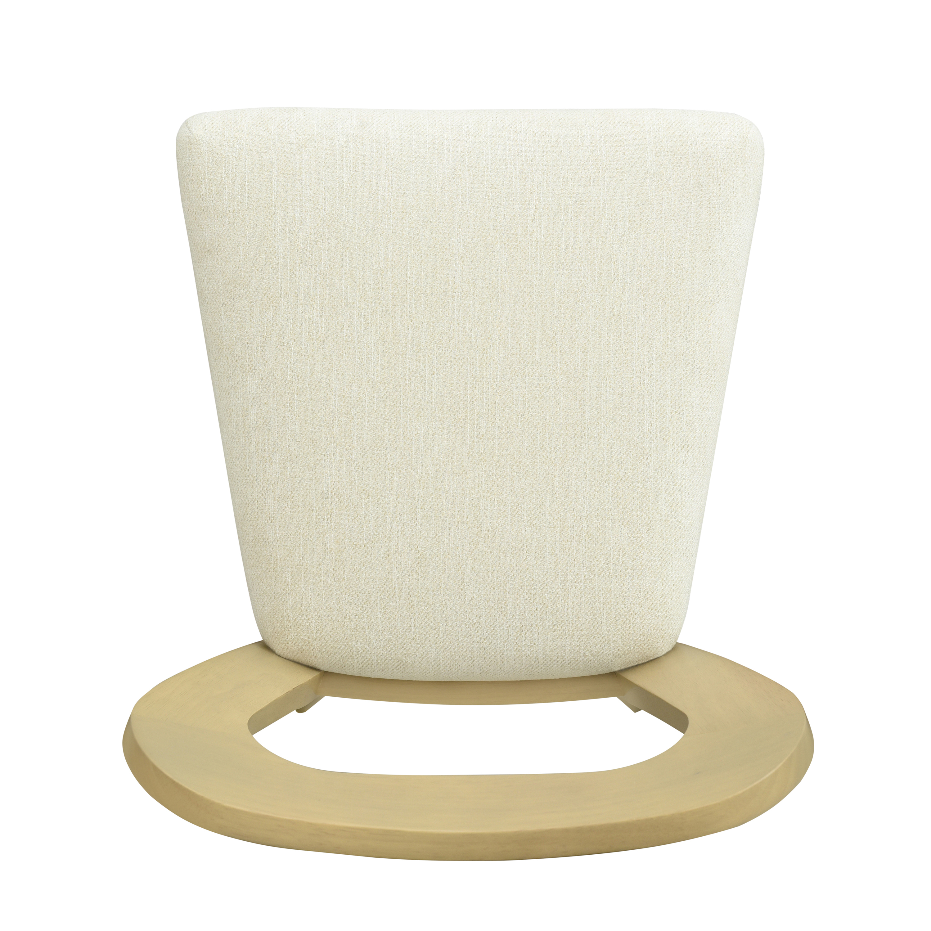 Euroco Counter Stools Set of 2, Upholstered Bar Stools Kitchen Island Chairs with Wooden Frame,Beige & Natural Ash