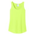 thumbnail image 5 of Yellow Rooster Women's Core Cotton Tank Top Neon Yellow M, 5 of 6