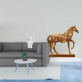 thumbnail image 2 of Estatua De Caballo Con Gesto De Mano De Rock, Figura De Firma De Gesto De Mano, Artesanía Creativa, Escultura De Animal, Figuras De Resina Grabadas Con Los Dedos Para Decoración De, 2 of 8