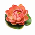 thumbnail image 2 of 1 Piece Floating Foam Lotus Flower with Leaf, Artificial EVA Water Lily for Pond Pool, Realistic Fake Lotus for Spring Garden Decor Dance Prop Home Vase Decoration, 2 of 7