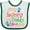 White and Green, variant on Inktastic Mommy and Daddy Love Me Boys or Girls Baby Bib