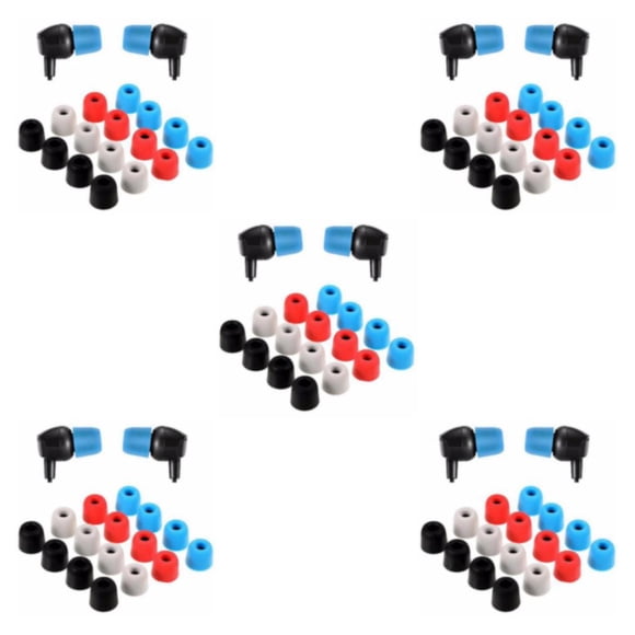 ZheElen 16pack/lot Say Goodbye To Distractions Replacement Earbuds With Noise Isolation 5Set
