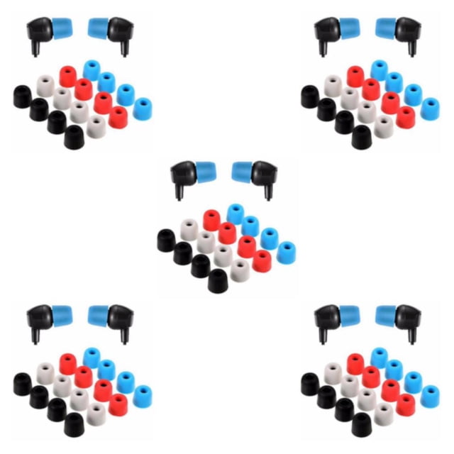 Transemion 16 Pcs Embouts en Mousse à Mémoire de Forme Confort Ultime et Isolation Phonique Confortables 5Ensemble