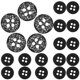 thumbnail image 1 of OUNONA 100Ud Botones Redondos De Resina Para Y Manualidades, 1 of 6