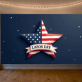 thumbnail image 7 of American Flag Patriotic Decor Labor Day Star Shape Banner Decorative Design for Holiday Celebration Event Display, 7 of 7