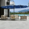 thumbnail image 2 of Soonbuy 15FT Large Patio Umbrella, with Solar Lights, for Deck Poolside Backyard, 2 of 5