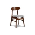 thumbnail image 3 of New Classic Furniture Morocco Wood Dining Chair in Light Gray (Set of 2), 3 of 8