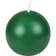 thumbnail image 1 of Zest Candle 6-Piece Ball Candles, 3-Inch, Hunter Green, 1 of 6