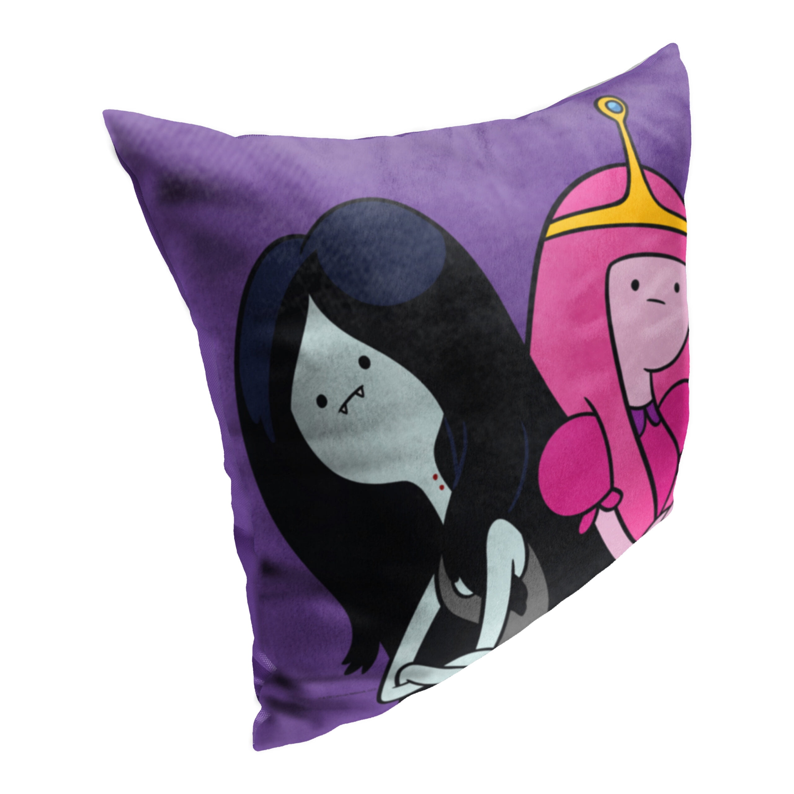 Warner Bros Adventure Time Making Music Together Kids Printed Throw Pillow,  18 x 18 inches