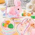thumbnail image 4 of Bunby Bunny Plush Bunny Toys for Kids - Interactive Electronic Rabbit with Sounds, Wiggling Ears, Hopping Motion, Leash - Perfect for Easter, Christmas, or Birthday Gifts, 4 of 15