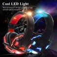 thumbnail image 3 of Labymos Gaming Headset Headphone for PC Laptop with Microphone with USB 3.5mm Interface LED Control Over-ear Headphone, 3 of 6