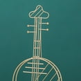 thumbnail image 6 of 3 Instrument Statue Sculpture Figurine Collection Indoor Modern Gold Miniature for Home Living Room Desk Decor - Large Size Lute, 6 of 7