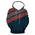 thumbnail image 4 of Rbaofujie Chemises à Manches Longues pour Hommes Chandails en Molleton à Capuche Mode Décontractée Col Rond Imprimé Pull Manches Longues Hauts Chandails en Molleton Chandails en Molleton pour Hommes, 4 of 6
