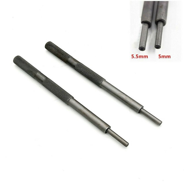 Motorcycle Valve Guide Drift Tool 5mm/5.5mm Valve Guide Tool Remover Repair Tool Valve Guide Installation Removal Tool