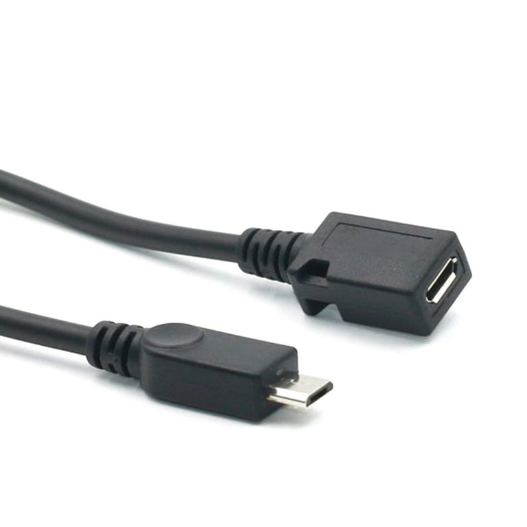 Micro USB Male to Female Extension Charge Cable for Android Phone Tablet PC - Walmart.com