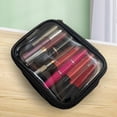 thumbnail image 6 of Makeup Cosmetic Clear Bag Pouch Portable Multipurpose Storage Bag Waterproof Makeup Kits Organizer Cosmetic Case for Business Small, 6 of 10