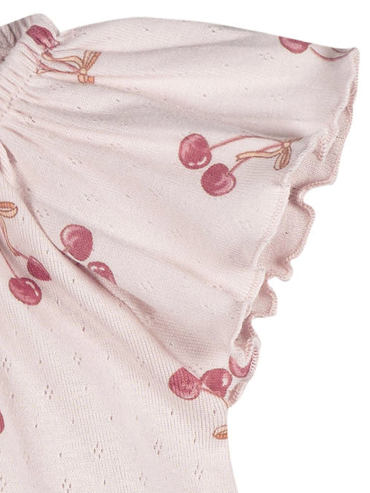 Modern Moments by Gerber Baby Girl Organic Ruffle Sleeve Top, Sizes 0/3 Months - 24 Months