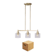 thumbnail image 1 of Lampara De Techo Moderna Candelabro 3 Luces Lab.G Dorado, 1 of 5