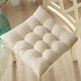 thumbnail image 6 of Amacok Chair Pad Pillow Indoor/Outdoor Chair Seat Cushion, Soft and Comfortable Cotton Seat Cushion, Non-Skid Backing Cushion, 15.7"X15.7", Fade Resistant, 1 Pack, 6 of 6
