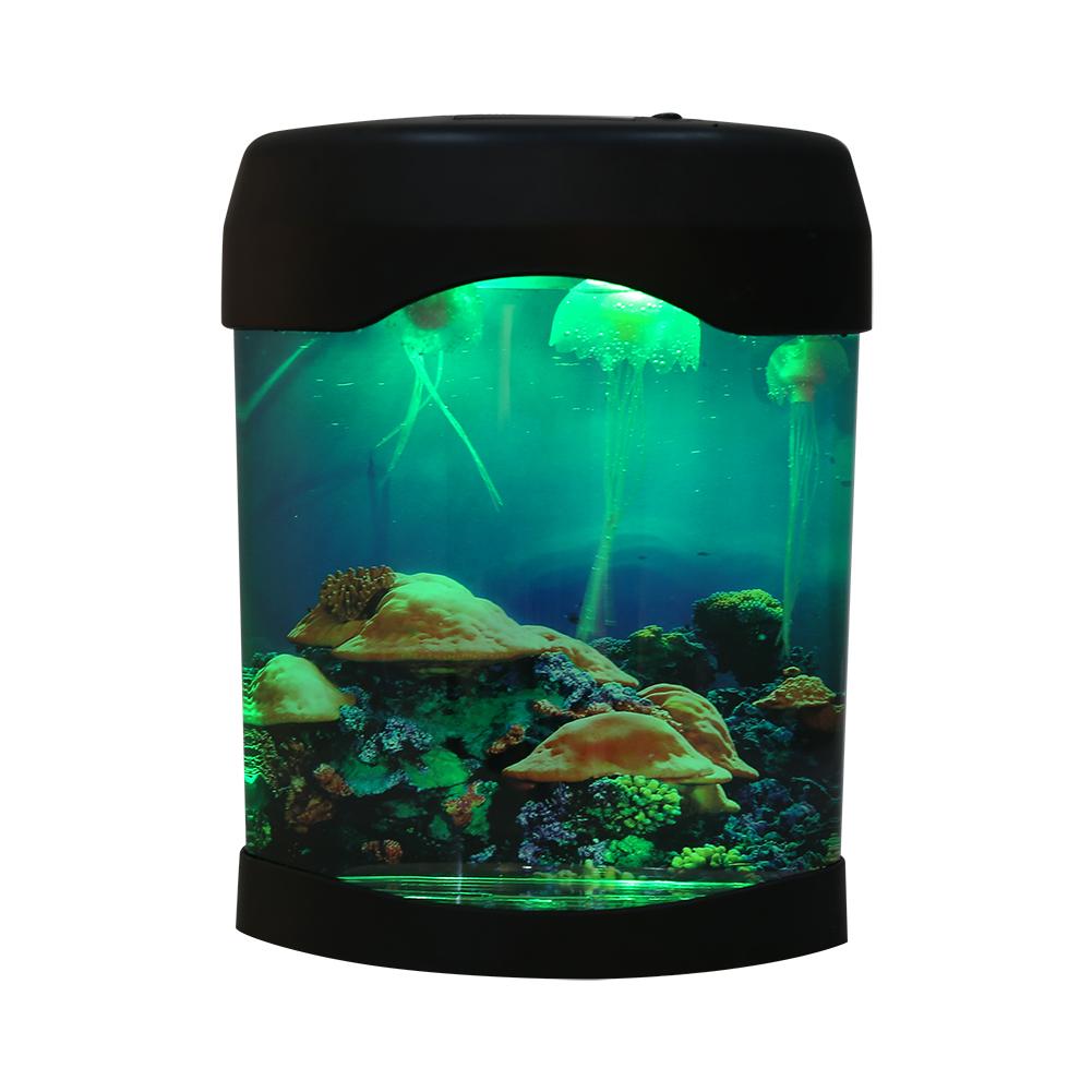 Tebru Multicolor LED Light Artificial Scaleph Tank Mood Lamp Sea World