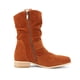 thumbnail image 3 of Botas Occidental Zippe Cortas Cómodas Gamuza Botines Mujer Antideslizantes Ligeros para Otoño Invierno Rojo, 3 of 9