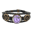 thumbnail image 1 of Sing  Face Sketch Hunger Leather Braided Ocean Bracelet Wristband, 1 of 4