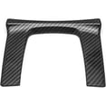 thumbnail image 6 of Xotic Tech Interior Gear Upper Panel Console Side Gear Shift Button Frame Cover Trim Combo Kit , Carbon Fiber Pattern , Compatible with Honda Civic 10th Gen 2016-2021, 6 of 9