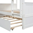 thumbnail image 5 of Full Over Full Bunk Bed with Twin Size Trundle, White, 5 of 8