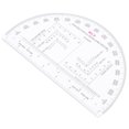 thumbnail image 3 of Shisuyan Land Navigation Protractor KMP-1 Military Ruler Acrylic 1Pcs, 3 of 8