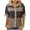 Beige, variant on Womens Athletic Tops Women Fashion V Neck Button Up Cardigan Spliced Short Sleeve Casual And Versatile Shirt For Everyday Wear Beige L