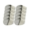 thumbnail image 1 of Fundas para cabezas de golf kusrkot Protector ligero portátil PU Gris Grande, 1 of 8