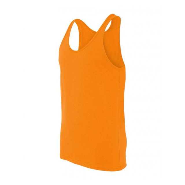 Unisex Jersey Tank - Orange - Medium